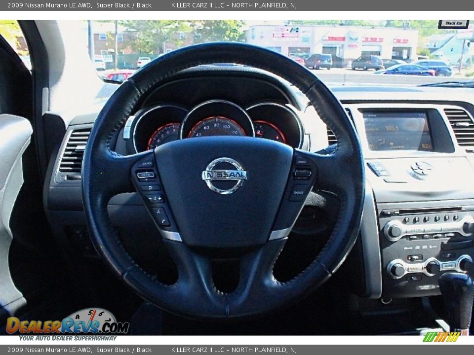 2009 Nissan Murano LE AWD Super Black / Black Photo #22