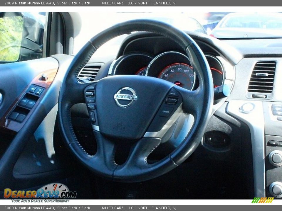 2009 Nissan Murano LE AWD Super Black / Black Photo #23