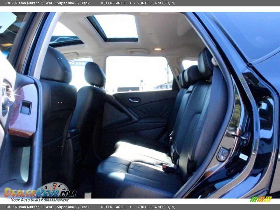 2009 Nissan Murano LE AWD Super Black / Black Photo #33