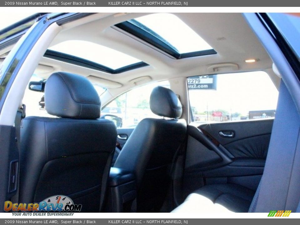 2009 Nissan Murano LE AWD Super Black / Black Photo #34