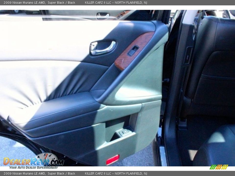 2009 Nissan Murano LE AWD Super Black / Black Photo #35