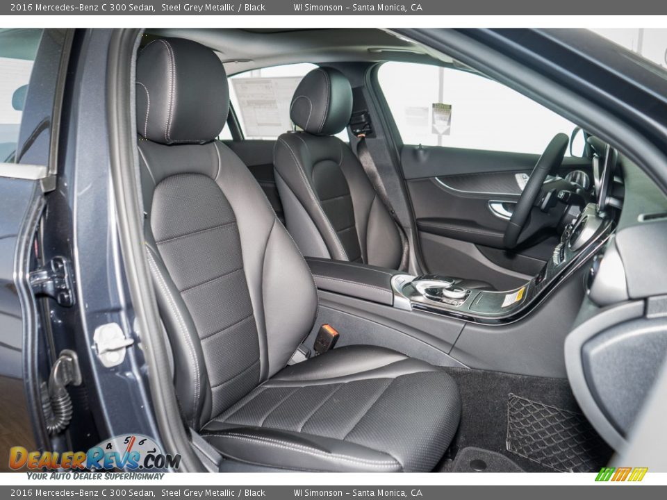 2016 Mercedes-Benz C 300 Sedan Steel Grey Metallic / Black Photo #2