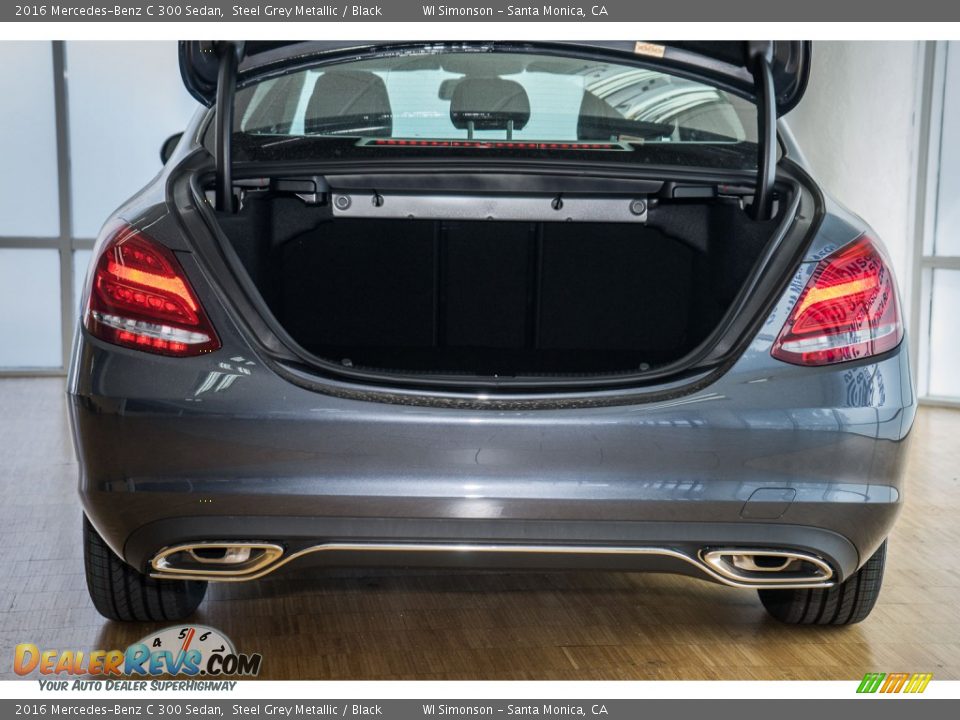 2016 Mercedes-Benz C 300 Sedan Steel Grey Metallic / Black Photo #5