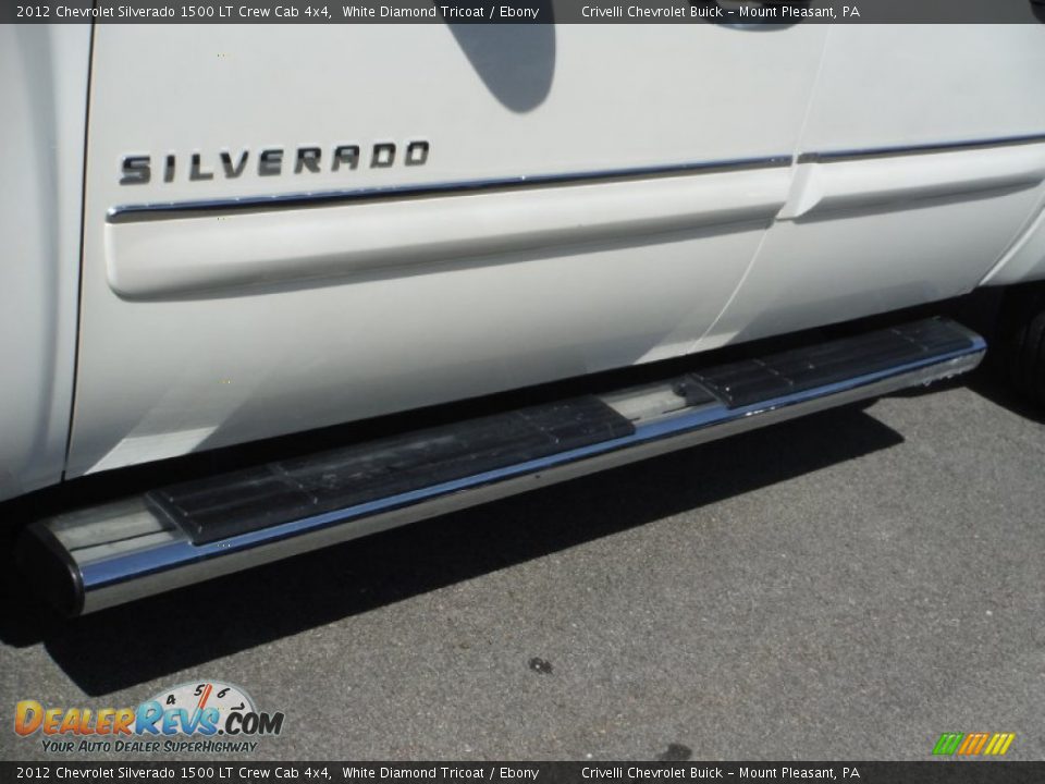 2012 Chevrolet Silverado 1500 LT Crew Cab 4x4 White Diamond Tricoat / Ebony Photo #4