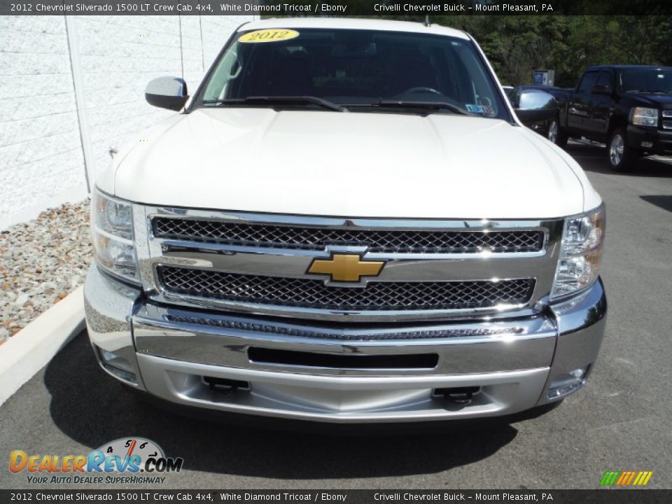 2012 Chevrolet Silverado 1500 LT Crew Cab 4x4 White Diamond Tricoat / Ebony Photo #5