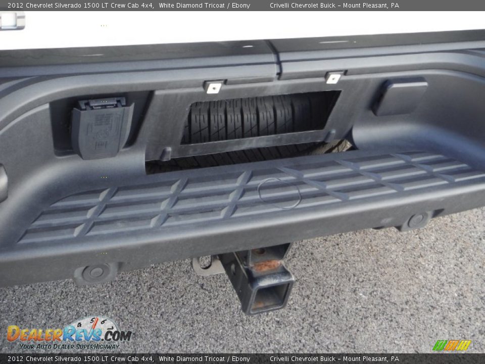 2012 Chevrolet Silverado 1500 LT Crew Cab 4x4 White Diamond Tricoat / Ebony Photo #11
