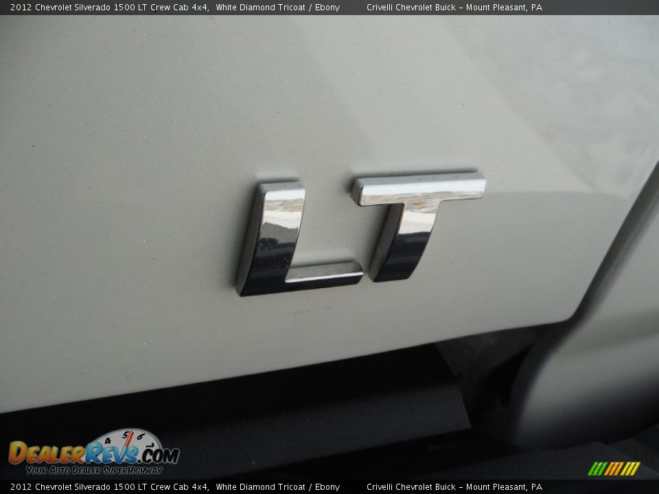 2012 Chevrolet Silverado 1500 LT Crew Cab 4x4 White Diamond Tricoat / Ebony Photo #12