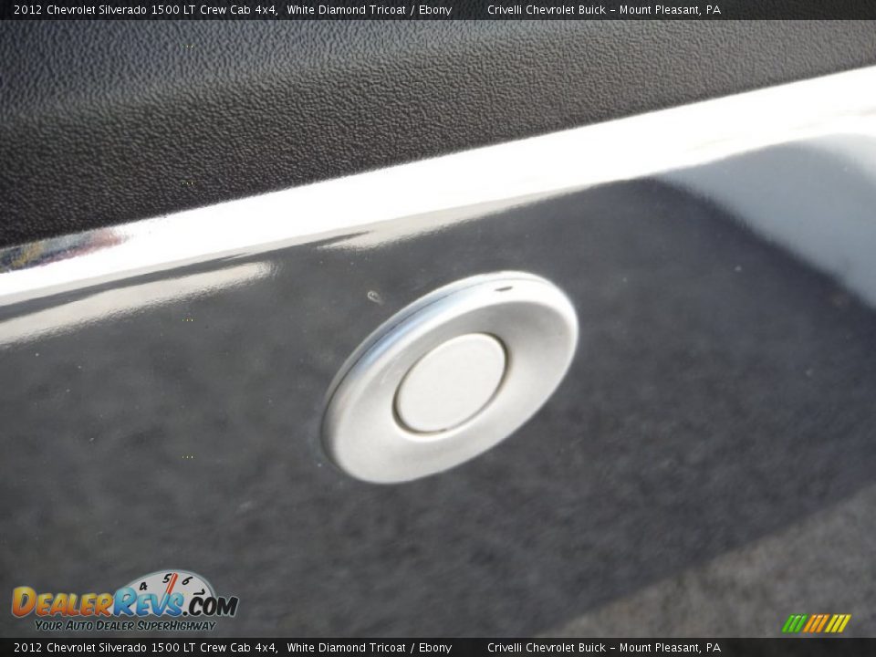 2012 Chevrolet Silverado 1500 LT Crew Cab 4x4 White Diamond Tricoat / Ebony Photo #13