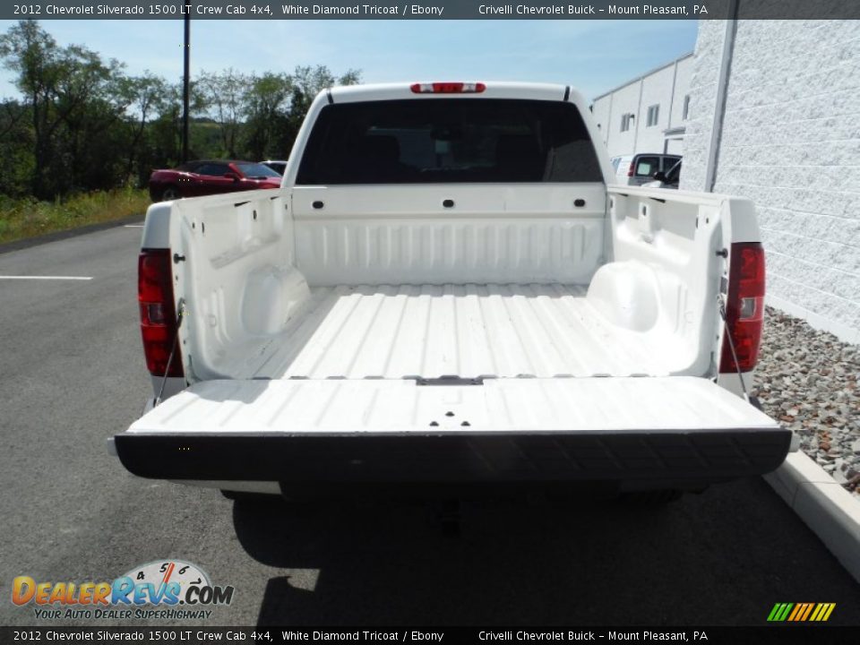 2012 Chevrolet Silverado 1500 LT Crew Cab 4x4 White Diamond Tricoat / Ebony Photo #14