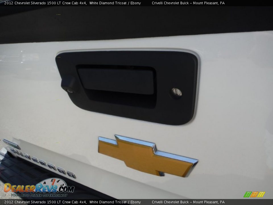 2012 Chevrolet Silverado 1500 LT Crew Cab 4x4 White Diamond Tricoat / Ebony Photo #15