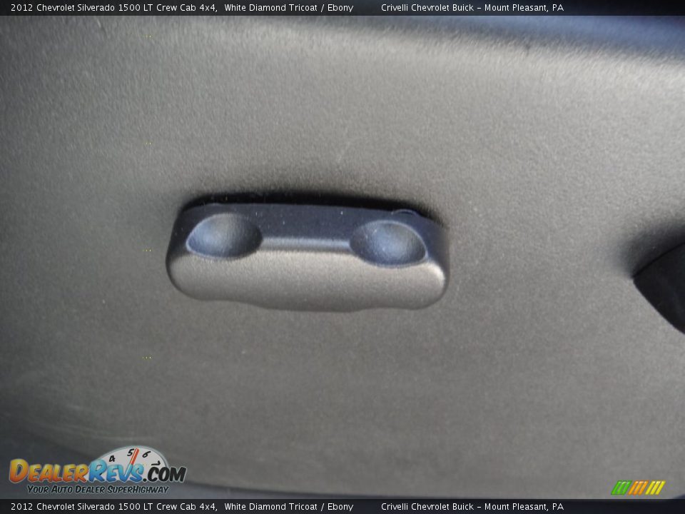 2012 Chevrolet Silverado 1500 LT Crew Cab 4x4 White Diamond Tricoat / Ebony Photo #20