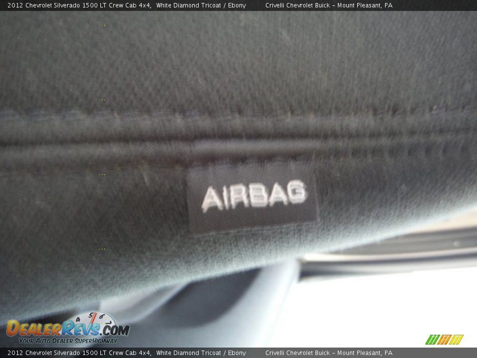 2012 Chevrolet Silverado 1500 LT Crew Cab 4x4 White Diamond Tricoat / Ebony Photo #21