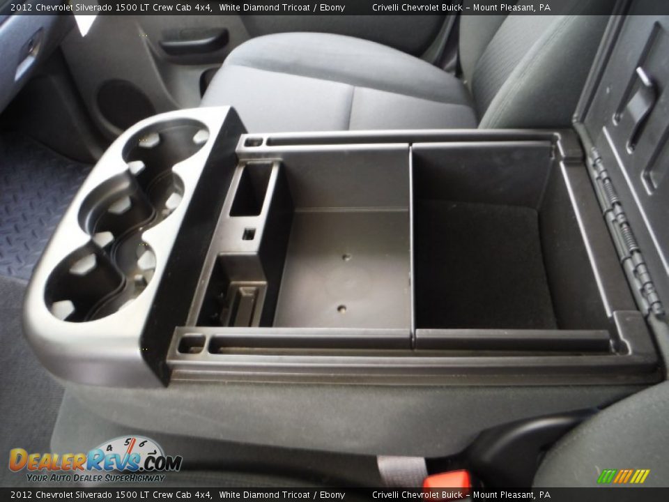 2012 Chevrolet Silverado 1500 LT Crew Cab 4x4 White Diamond Tricoat / Ebony Photo #22