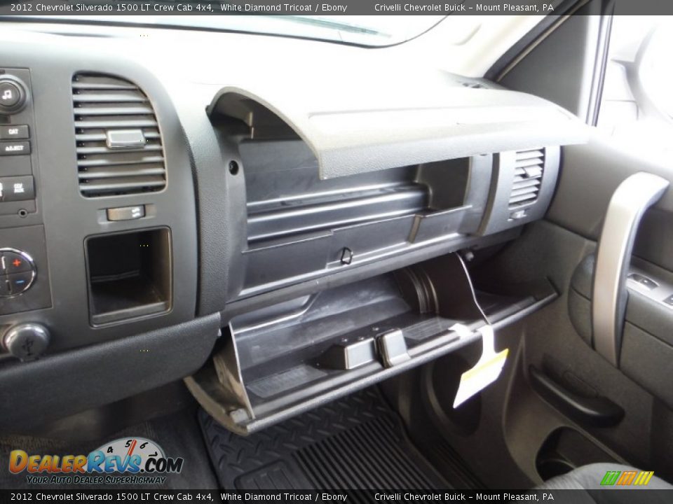 2012 Chevrolet Silverado 1500 LT Crew Cab 4x4 White Diamond Tricoat / Ebony Photo #29