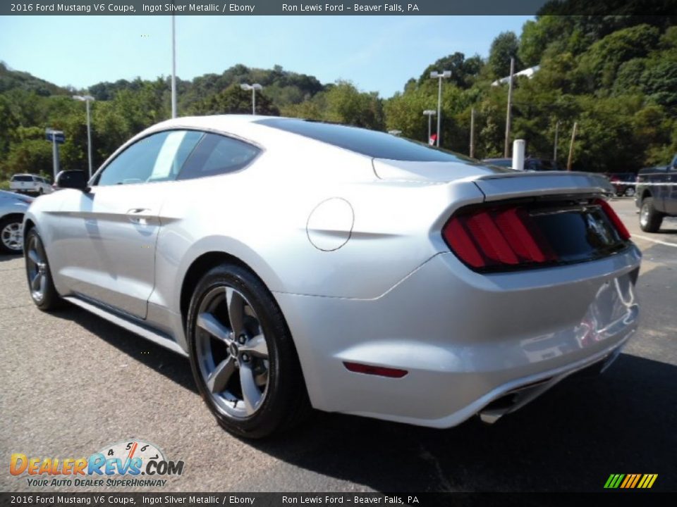 Ingot Silver Metallic 2016 Ford Mustang V6 Coupe Photo #5