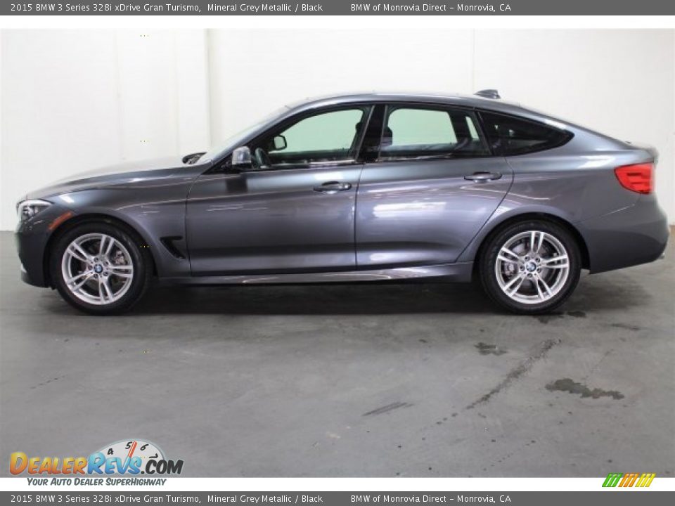 2015 BMW 3 Series 328i xDrive Gran Turismo Mineral Grey Metallic / Black Photo #7