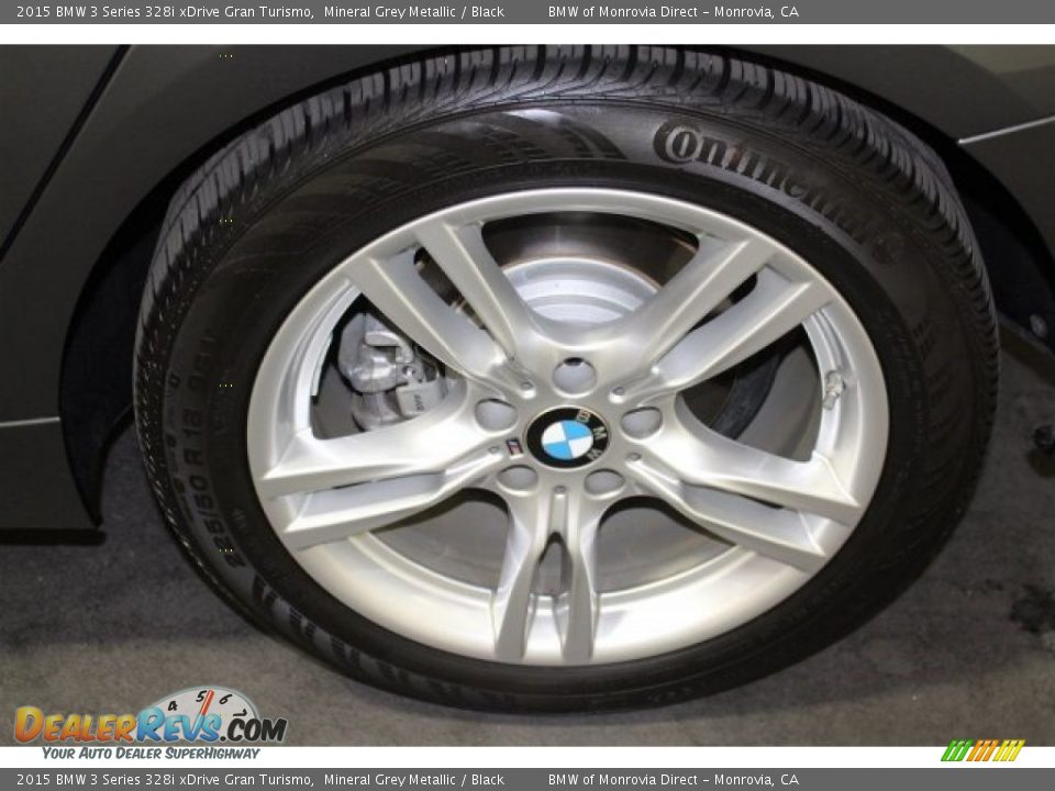 2015 BMW 3 Series 328i xDrive Gran Turismo Mineral Grey Metallic / Black Photo #21