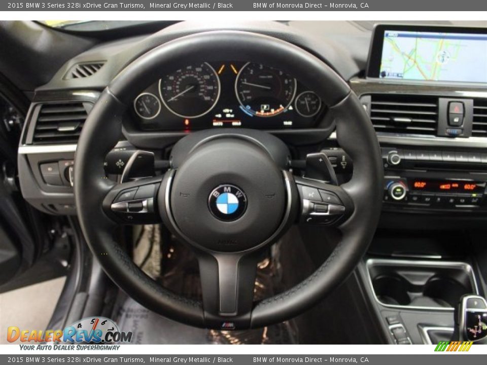 2015 BMW 3 Series 328i xDrive Gran Turismo Mineral Grey Metallic / Black Photo #25