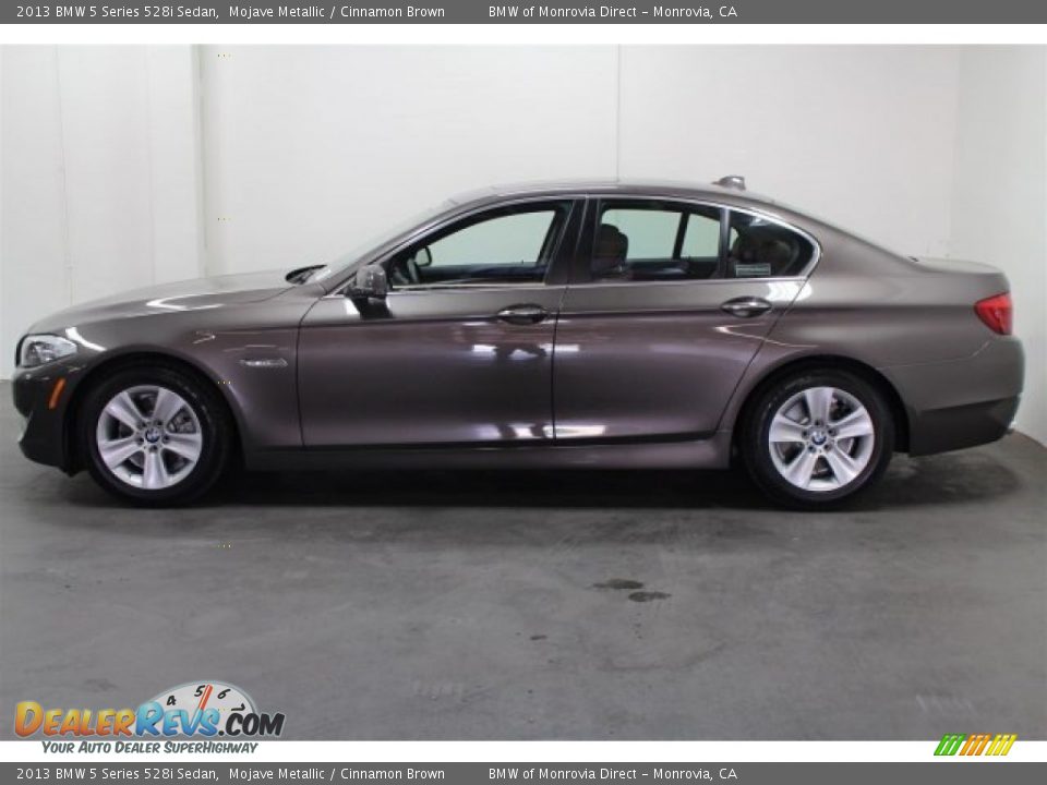 2013 BMW 5 Series 528i Sedan Mojave Metallic / Cinnamon Brown Photo #7