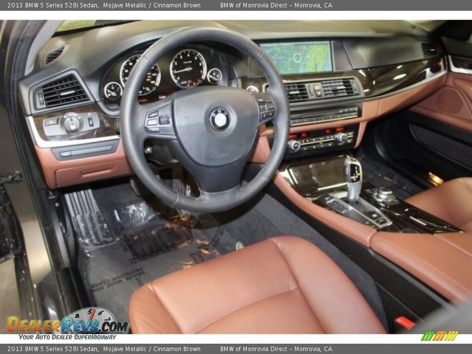 2013 BMW 5 Series 528i Sedan Mojave Metallic / Cinnamon Brown Photo #10