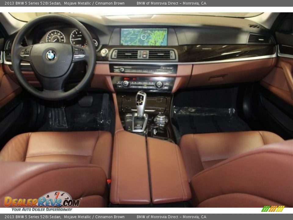 2013 BMW 5 Series 528i Sedan Mojave Metallic / Cinnamon Brown Photo #11