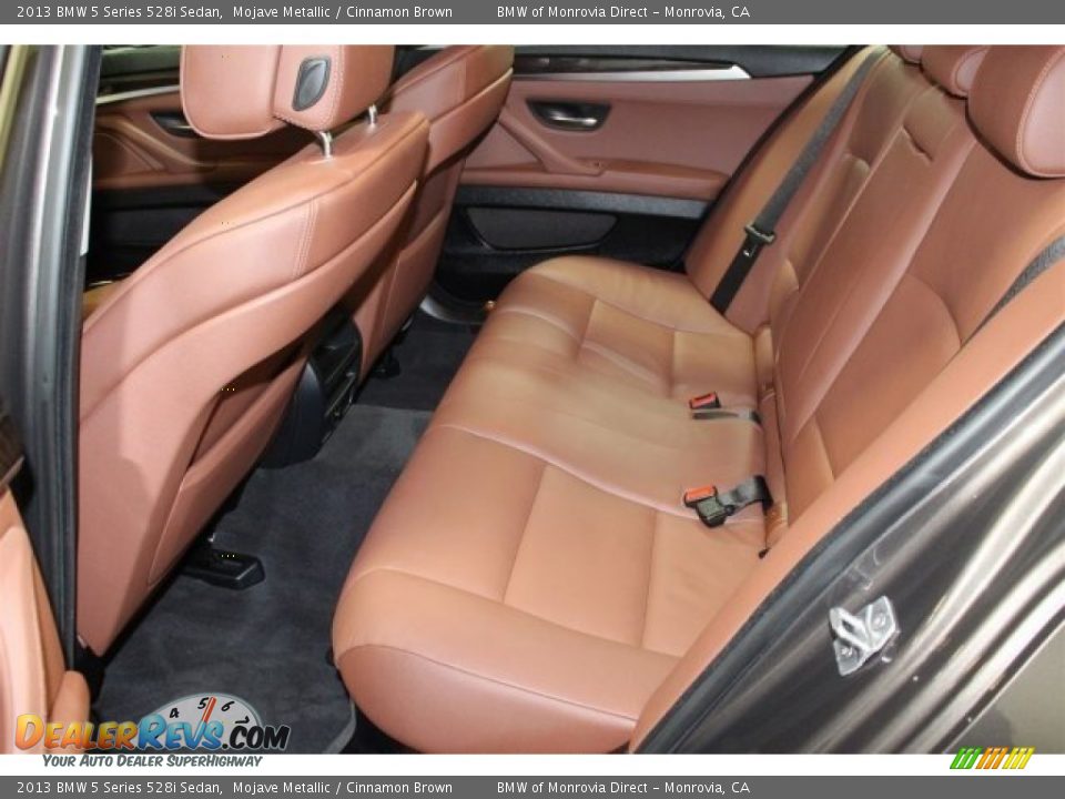2013 BMW 5 Series 528i Sedan Mojave Metallic / Cinnamon Brown Photo #14