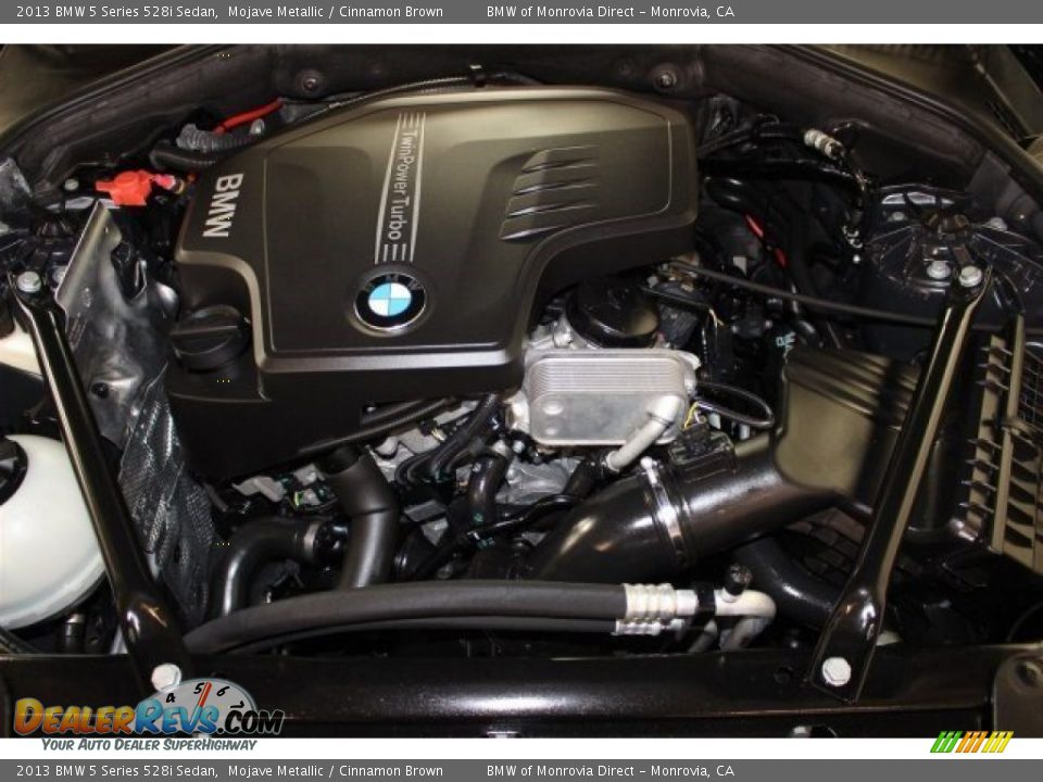 2013 BMW 5 Series 528i Sedan Mojave Metallic / Cinnamon Brown Photo #20