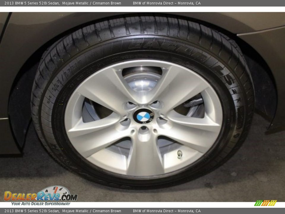 2013 BMW 5 Series 528i Sedan Mojave Metallic / Cinnamon Brown Photo #21