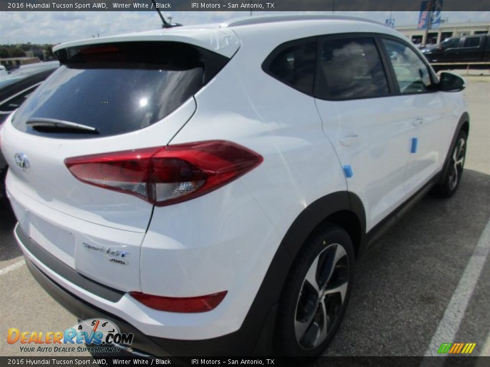 2016 Hyundai Tucson Sport AWD Winter White / Black Photo #7
