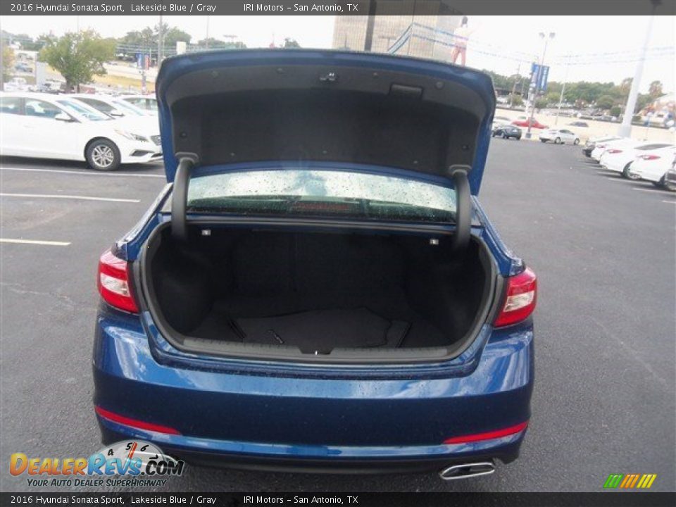 2016 Hyundai Sonata Sport Lakeside Blue / Gray Photo #13