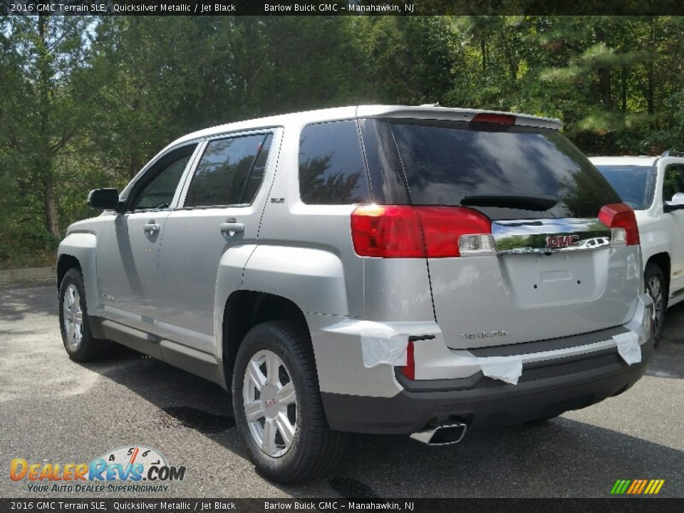 2016 GMC Terrain SLE Quicksilver Metallic / Jet Black Photo #4