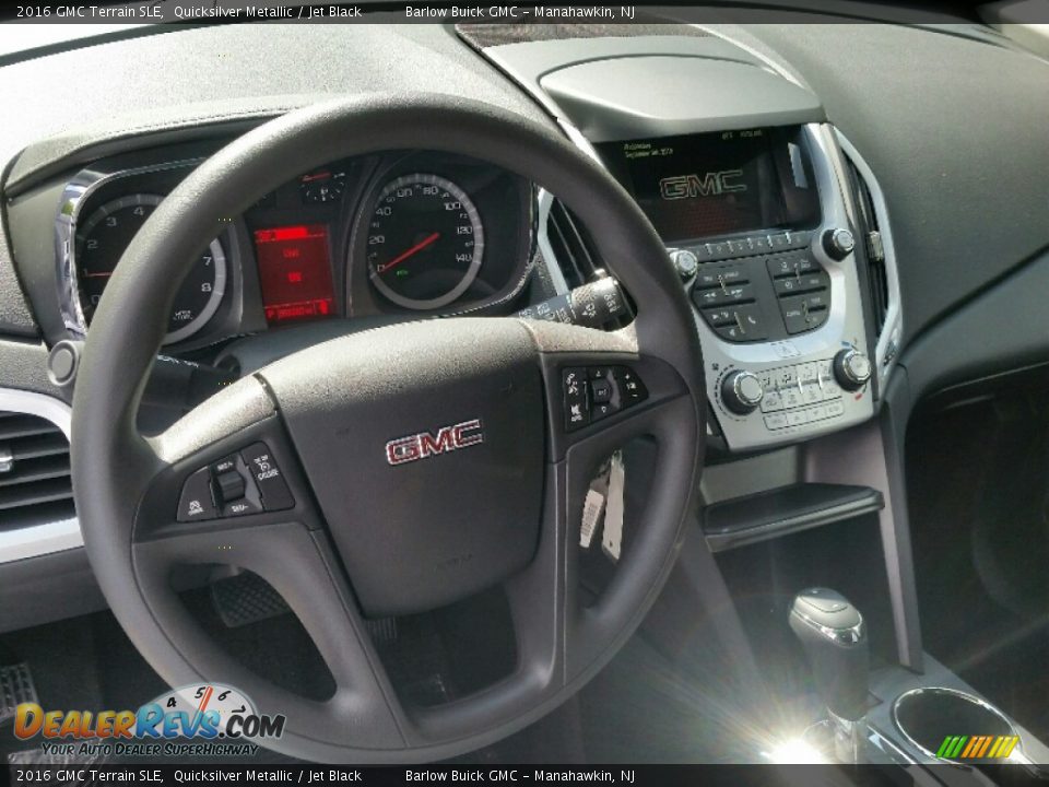 2016 GMC Terrain SLE Quicksilver Metallic / Jet Black Photo #8