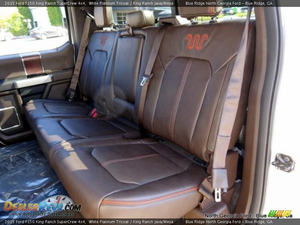 2015 Ford F150 King Ranch SuperCrew 4x4 White Platinum Tricoat / King Ranch Java/Mesa Photo #11