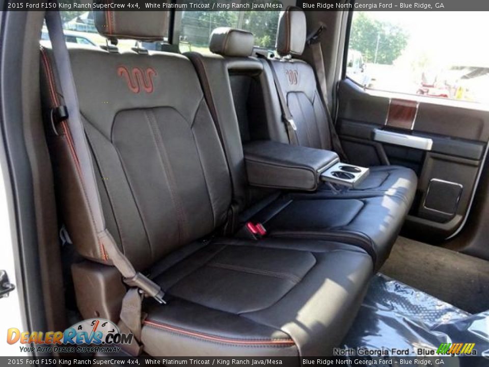 2015 Ford F150 King Ranch SuperCrew 4x4 White Platinum Tricoat / King Ranch Java/Mesa Photo #12