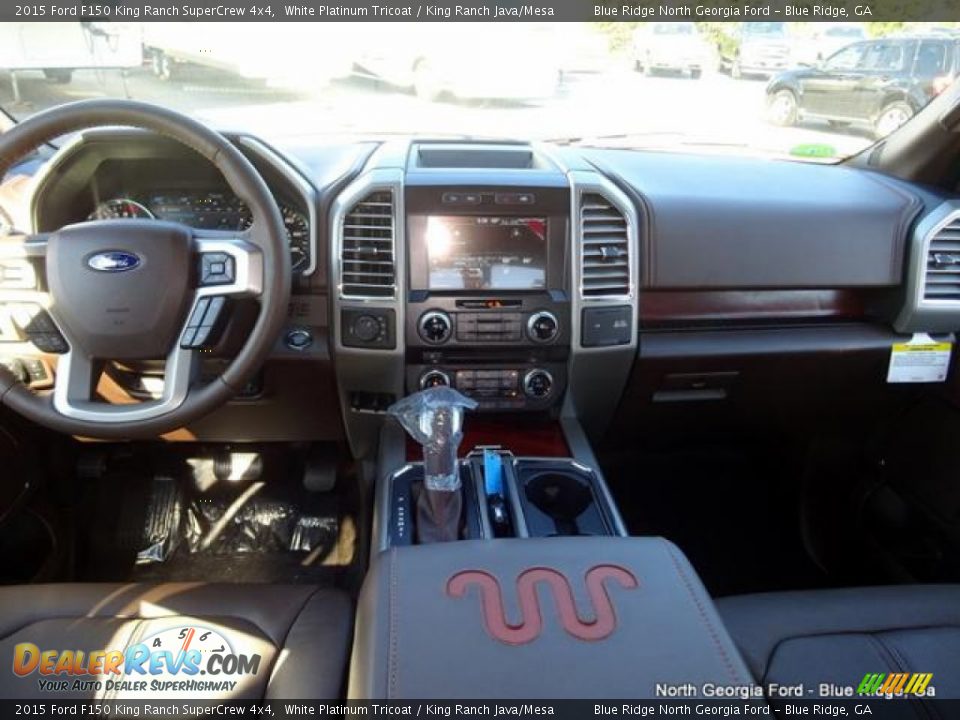 2015 Ford F150 King Ranch SuperCrew 4x4 White Platinum Tricoat / King Ranch Java/Mesa Photo #17