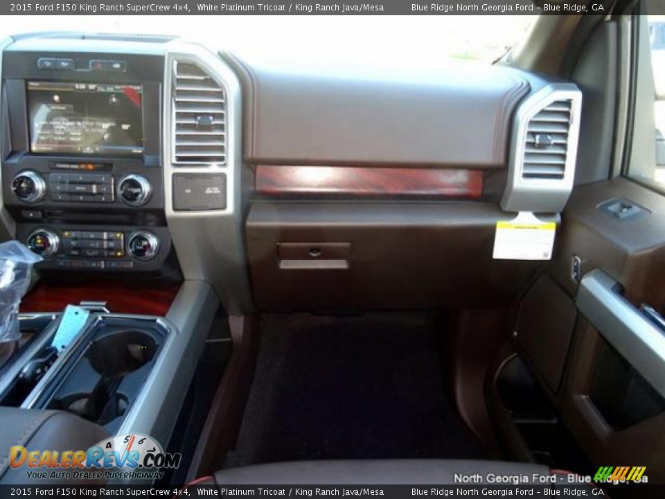 2015 Ford F150 King Ranch SuperCrew 4x4 White Platinum Tricoat / King Ranch Java/Mesa Photo #18