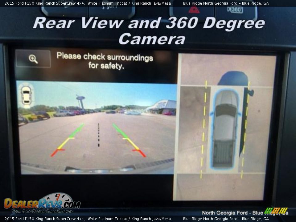 2015 Ford F150 King Ranch SuperCrew 4x4 White Platinum Tricoat / King Ranch Java/Mesa Photo #23