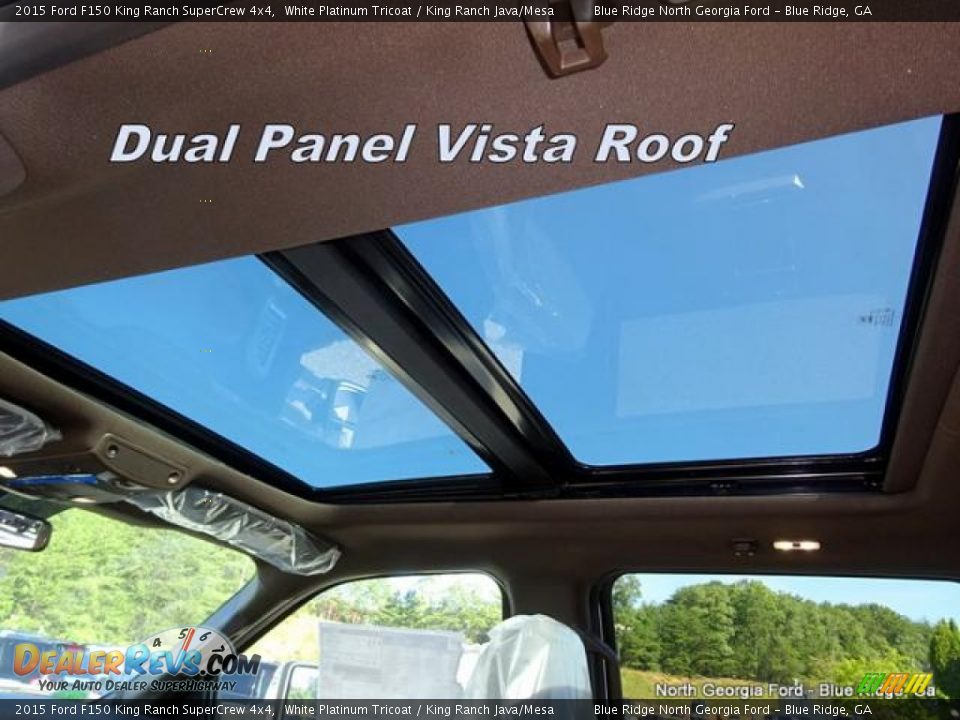 2015 Ford F150 King Ranch SuperCrew 4x4 White Platinum Tricoat / King Ranch Java/Mesa Photo #27