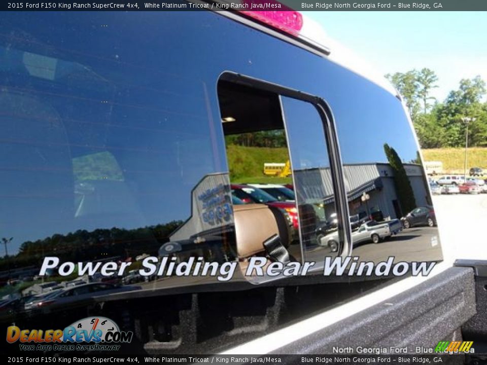 2015 Ford F150 King Ranch SuperCrew 4x4 White Platinum Tricoat / King Ranch Java/Mesa Photo #28