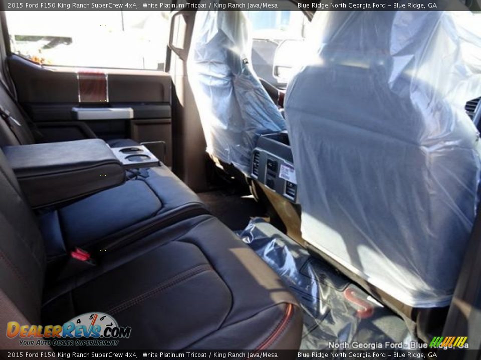 2015 Ford F150 King Ranch SuperCrew 4x4 White Platinum Tricoat / King Ranch Java/Mesa Photo #36