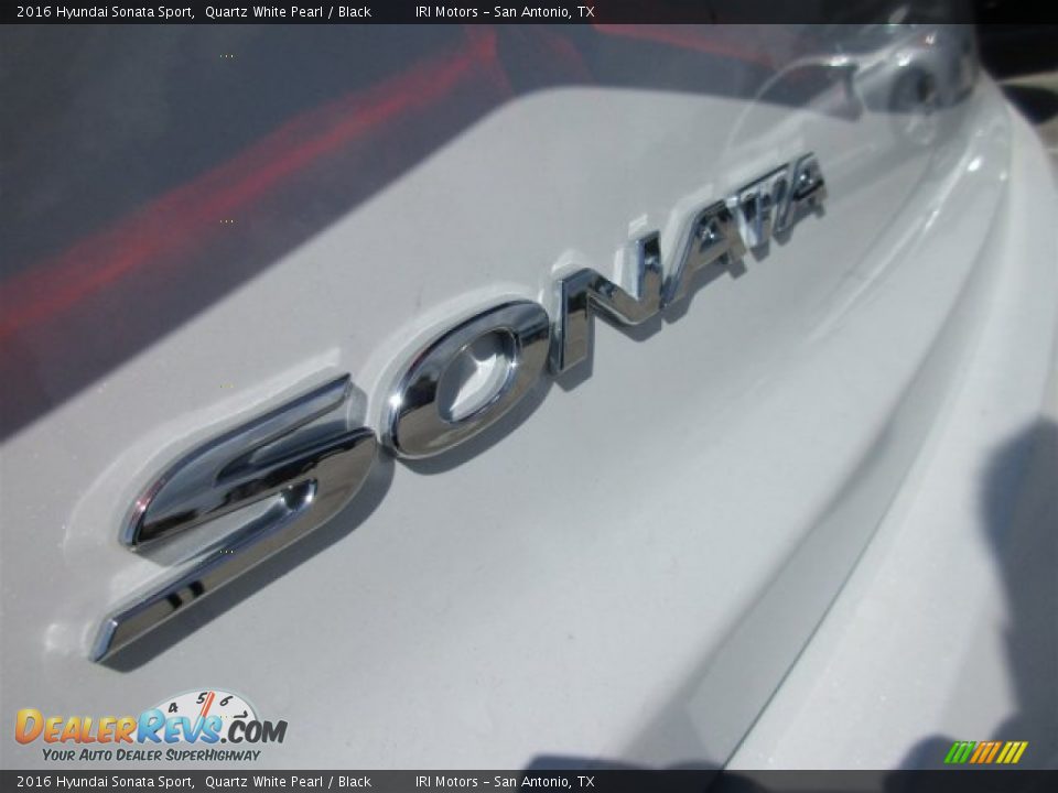 2016 Hyundai Sonata Sport Quartz White Pearl / Black Photo #5