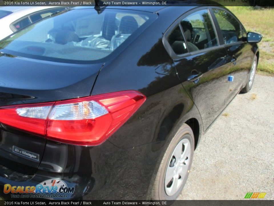 2016 Kia Forte LX Sedan Aurora Black Pearl / Black Photo #3