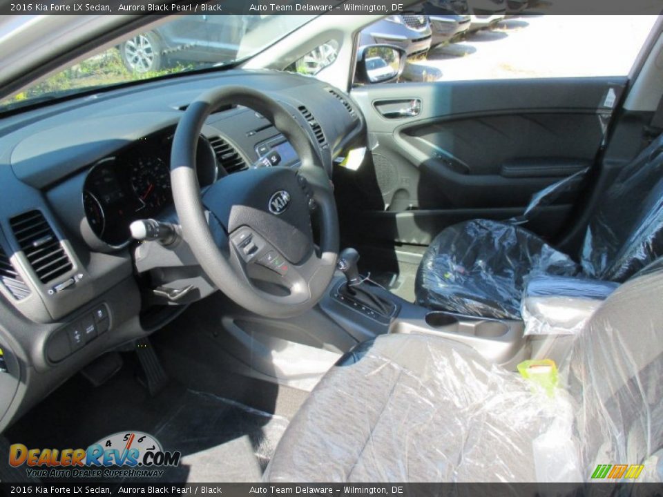 2016 Kia Forte LX Sedan Aurora Black Pearl / Black Photo #5