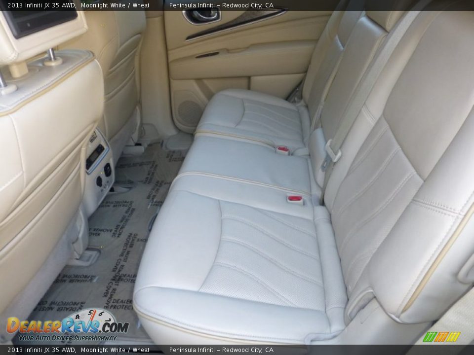 2013 Infiniti JX 35 AWD Moonlight White / Wheat Photo #10