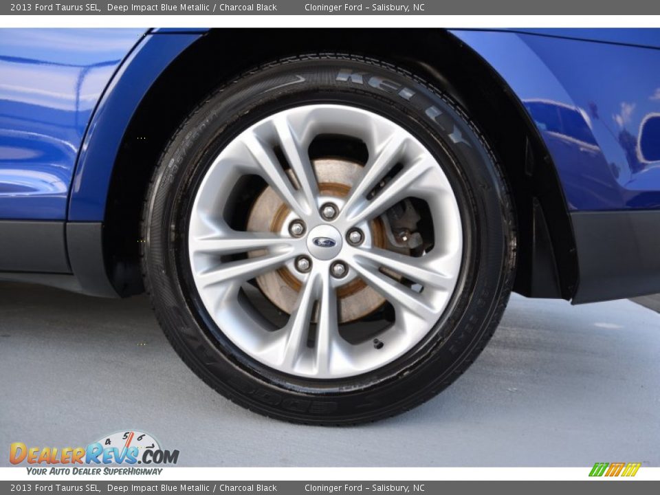 2013 Ford Taurus SEL Deep Impact Blue Metallic / Charcoal Black Photo #8