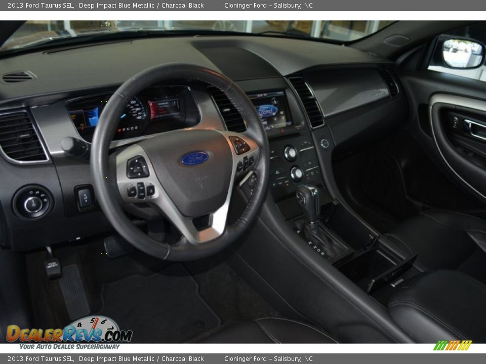 2013 Ford Taurus SEL Deep Impact Blue Metallic / Charcoal Black Photo #11