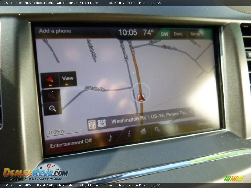 2013 Lincoln MKS EcoBoost AWD White Platinum / Light Dune Photo #21