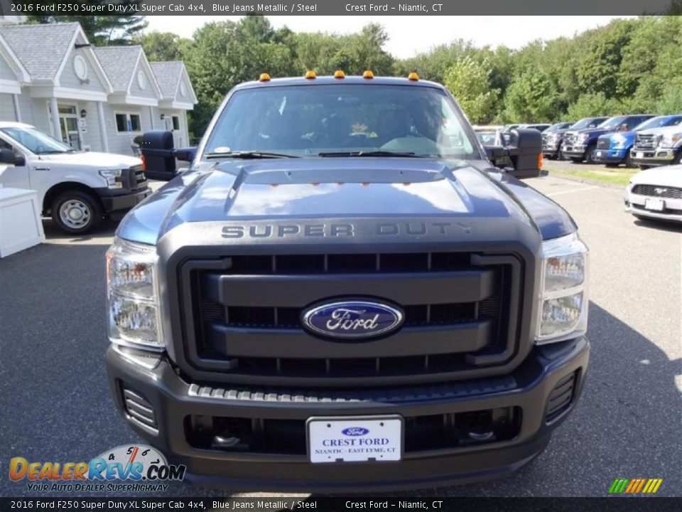 2016 Ford F250 Super Duty XL Super Cab 4x4 Blue Jeans Metallic / Steel Photo #2