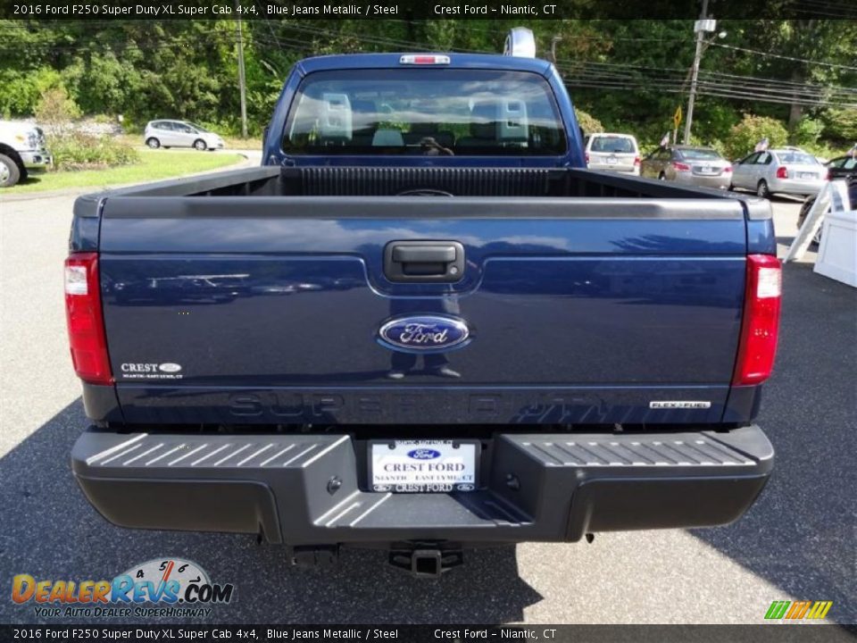 2016 Ford F250 Super Duty XL Super Cab 4x4 Blue Jeans Metallic / Steel Photo #6