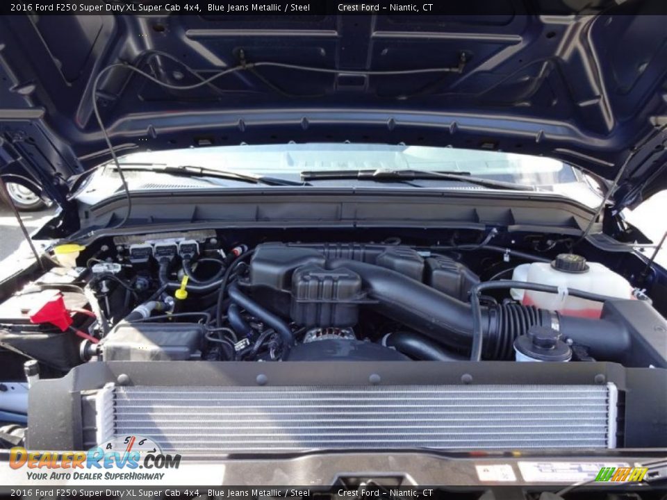 2016 Ford F250 Super Duty XL Super Cab 4x4 Blue Jeans Metallic / Steel Photo #9